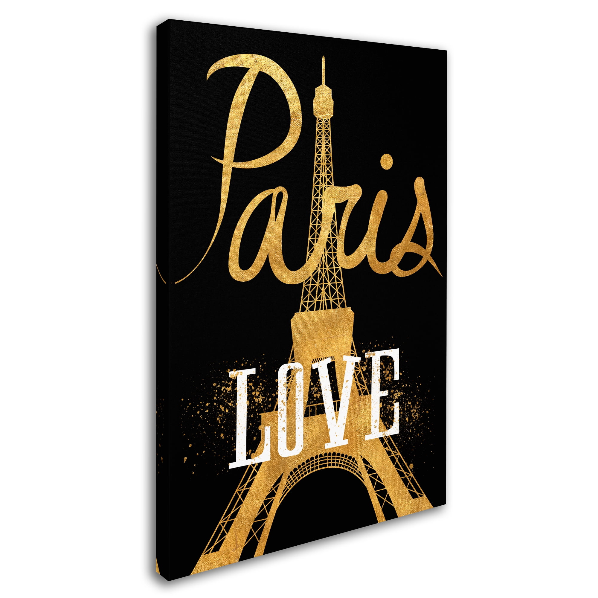 Trademark Fine Art 'Paris Love' Canvas Art by Lisa Powell Braun