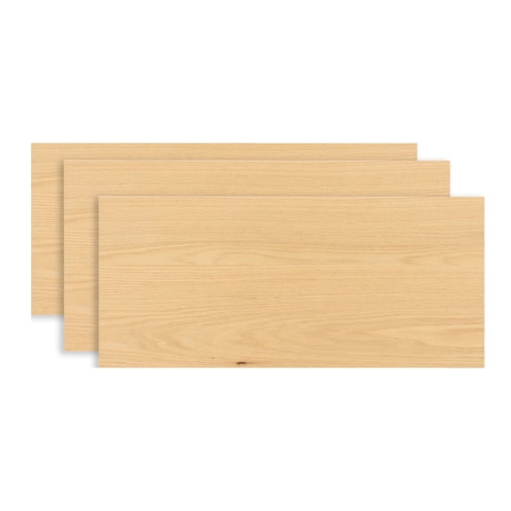 Foggy Bottom Woodworks Edge Glued Cherry Panel 3-Pack, 12 x 16 for Arts, Crafts, Shelving,  Laser Engraving and Serving Boards
