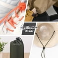 thumbnail image 6 of 1box 140pcs 7 styles Plastic Spring Cord Locks with 20M Polyester Elastic Cords Black 3~27x3~23.5x3~18mm Hole: 4~6x4~6.5mm, 6 of 6