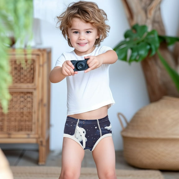 Ckdifva Pixel Ghosts Pumpkins Boys Underwear Briefs Cotton Panties Active Stretch Briefs One Pack