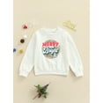 thumbnail image 2 of Diconna Children Pullover Christmas Printed Pattern Round Collar Sweatshirt, 2 of 9