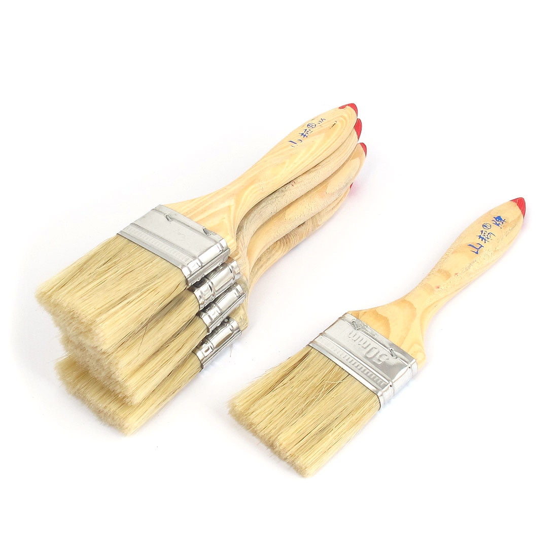 Unique Bargains 2" Width Soft Bristle Wooden Handle Painting Drawing