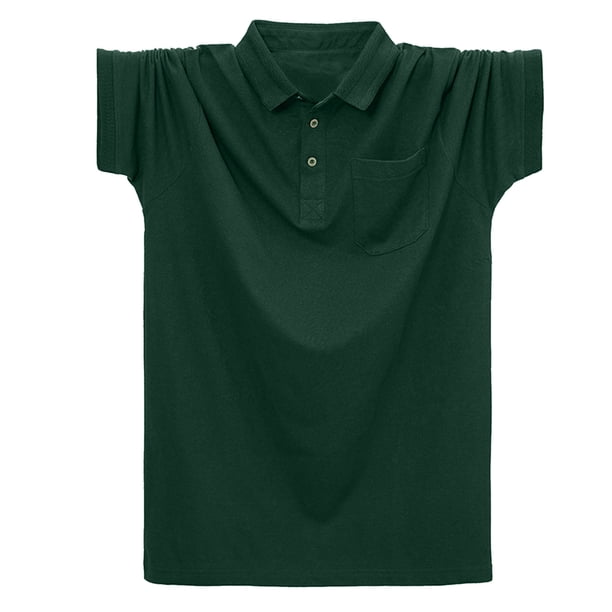 Camisas de Lino de los Hombres de Manga Corta Sobredimensionada, Botón Casual de Color Sólido para Caminatas, Deportes Y Uso Diario