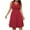 Burgundy, variant on IROINNID Wedding Guest Dresses for Women Evening Night Party Dress Plus Size V-Neck Solid Sleeveless Boho Dress Trendy Formal Dress,Green