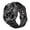 Black Black, variant on Rugged Case Band For Samsung Galaxy Watch Ultra 47mm Band, Sports Silicone Strap with Metal Shockproof Frame Bumper Case for Galaxy Watch Ultra 2025 Strap Men Women