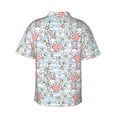thumbnail image 3 of Goofa Cute Rabbit And Heart Hawaiian Shirt for Men, Unisex Summer Beach Casual Short Sleeve Button Down Shirts,Aloha Tropical Floral print shirt-3X-Large, 3 of 9