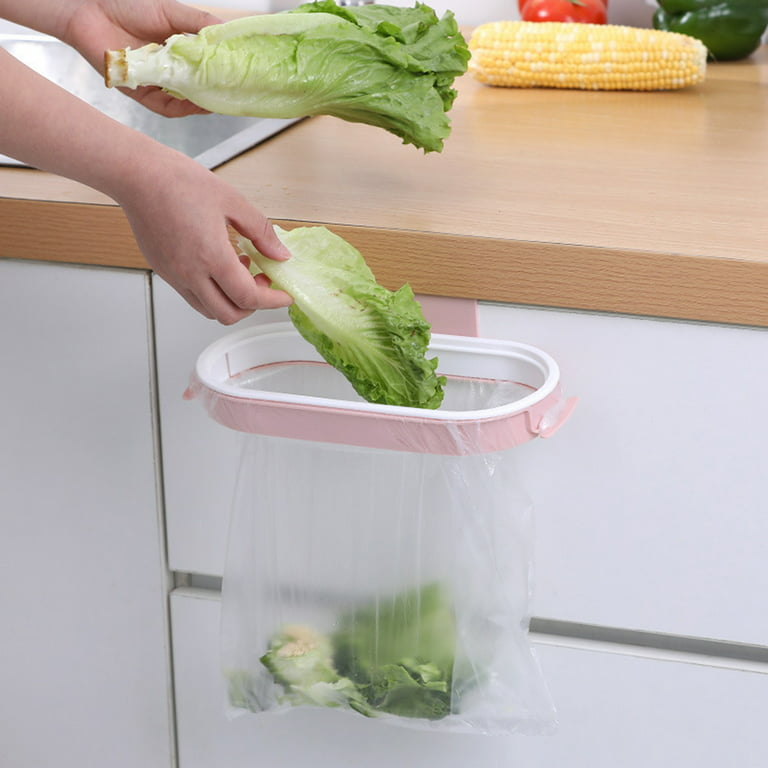Garbage Bag Holder Portable Plastic Trash Bag Storage Rack - Temu