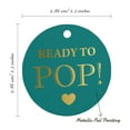 thumbnail image 6 of Inkdotpot Pack Of 100 Real Gold Foil Paper Tags Ready To Pop Baby Shower Favor Hang Tags, 6 of 7