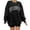 Black, variant on Sherrylily Women Sweatshirt Los Angeles California Long Sleeve Casual Loose Pullover Tops