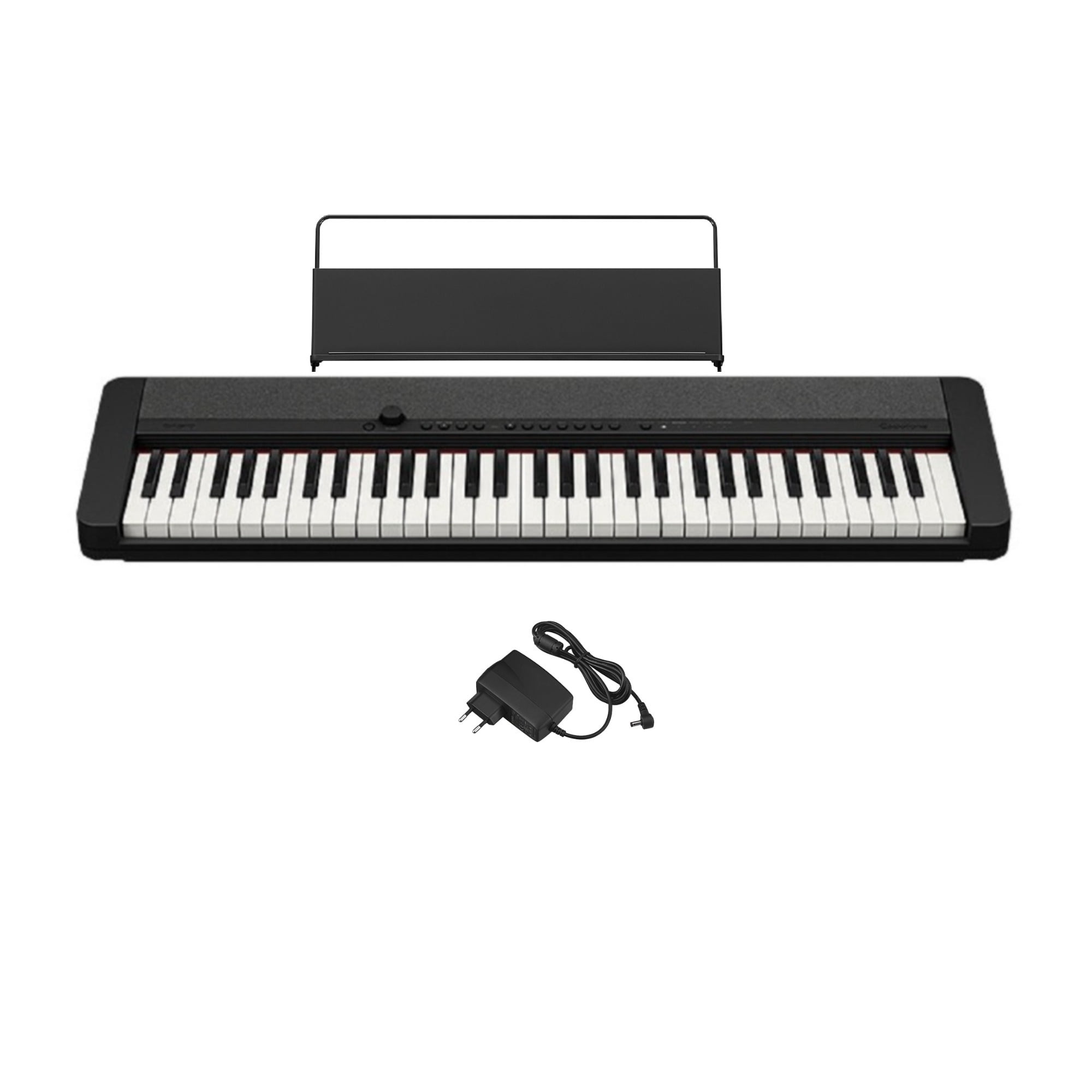 Casio Casiotone CT-S1 61-Key Touch Response Portable Keyboard (Black) Bundle with Stand and Bench (3 Items)