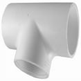 thumbnail image 2 of Charlotte Pipe & Foundry PVC024013200 Schedule 40 PVC Reducing Tee 1 x 1 x 0.5 in. FPT - Pack of 25, 2 of 2