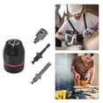 thumbnail image 1 of Portabrocas de Metal, vástago hexagonal de 1/4 pulgadas, 1,5-13mm, portabrocas sin llave, herramientas de Hardware Tmvgtek Para estrenar, 1 of 7