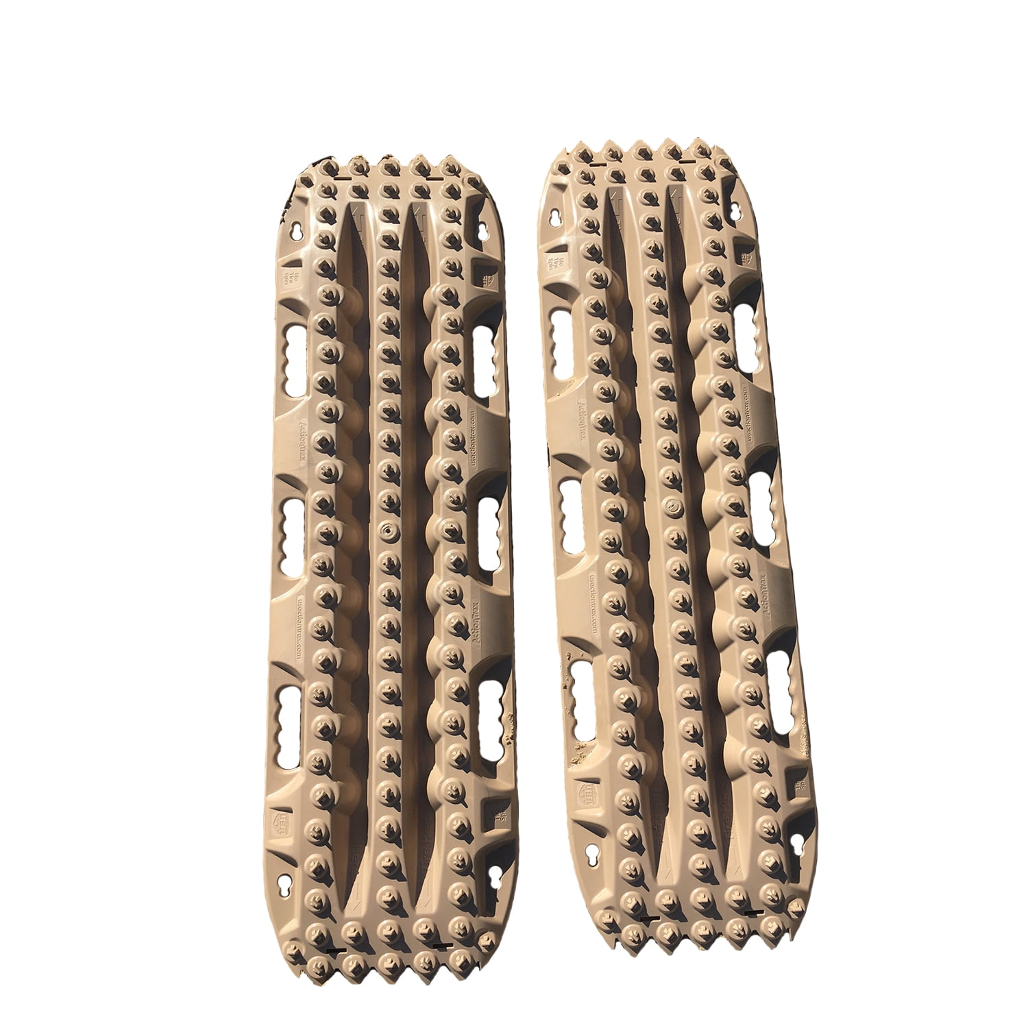 ActionTrax Traction Boards for Off Self Recovery Road Rescue, Tan