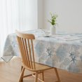 thumbnail image 4 of Nautical Coastal Rectangle Tablecloth Starfish Coral Seashell Print Table Cloth Waterproof Resistant Durable Table Cover for Kitchen Dining Room Indoor/Outdoor Party 60 x 84 Inches, 4 of 6