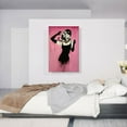 thumbnail image 2 of ARTCANVAS Audrey Hepburn Attacked By Cat Canvas Art Print by Banksy - Size: 40" x 26" (0.75" Deep), 2 of 9