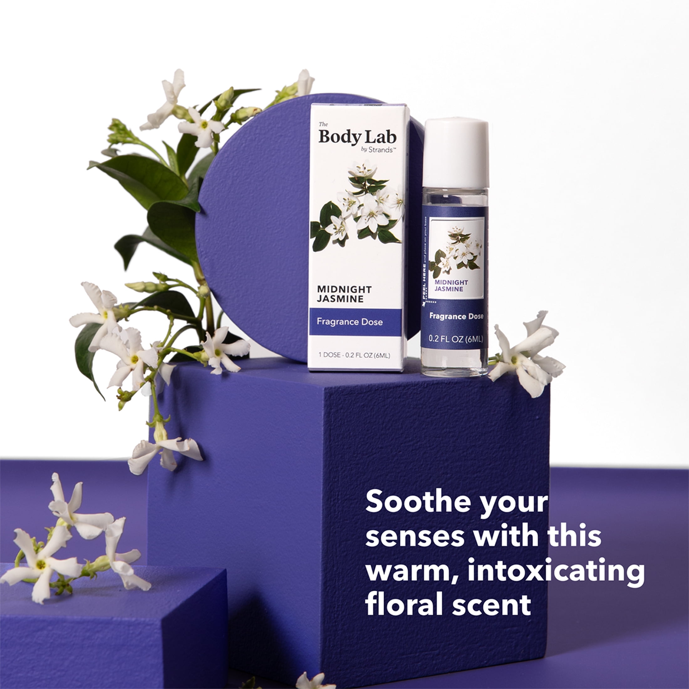 (4 pack) The Body Lab Fragrance Dose, Midnight Jasmine, 0.2 fl. oz.