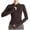 Coffee, variant on Gyujnb Womens Activewear Jacket Zipper Front Long Sleeve Sports Coat Cropped Athletic Outerwear for Gym and Workout Fitness Wear