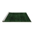 thumbnail image 2 of Ahgly Company Machine Washable Indoor Rectangle Abstract Emerald Green Modern Area Rugs, 4' x 6', 2 of 4