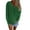 Dark Green, variant on Women's Sweaters V Neck Plus Size Long Sleeve Loose Fit Trendy Solid Casual Lightweight Stretchy Knit Tops Light Green L