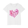 thumbnail image 2 of Shorts pour Filles, Robe à Manches Courtes, T-Shirt en Coton pour Enfants Garçons Filles Mode Mignon Col Rond Imprimé Tee Manches Courtes, 2 of 5