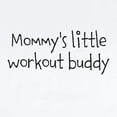 thumbnail image 2 of CafePress - Mommys Little Workout Buddy Body Suit - Baby Light Bodysuit, Size Newborn - 24 Months, 2 of 4