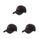 thumbnail image 3 of Gorra de béisbol Minnieouse Tapa dura de poliéster Etiqueta roja negra Talla única, 3 of 6
