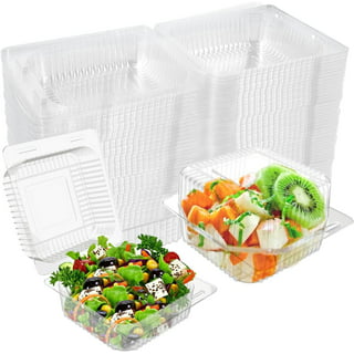 48oz Salad Bowls To-Go with Lids (300 Count) - Clear Plastic Disposable  Salad Containers | Airtight, Lunch, Salads, Parfait, Fruits, Leak Proof