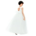 thumbnail image 4 of Ekidsbridal Girl Pageant Flower Girl Dress - Tutu Satin Heart Cutout with Tulle Sash 247-A (Size: 2-12), 4 of 6
