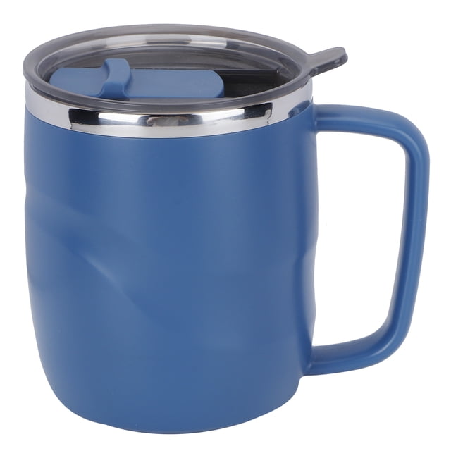 Taza de café segura de usar taza de acero inoxidable boca de agua potable antiescaldado de vaivén para el hogar y la oficina ANGGREK Otros