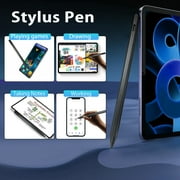 LRSE Universal Stylus Pen, Active Sensitivity Touch Screen Stylus Pen for ipad for ipad with Fast Charging for Tablets, Android,iPads, Laptops, Samsung Stylus Pen with 2 Pencil Tips and Usb, Black