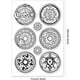 thumbnail image 2 of Sellos transparentes de silicona con forma de círculo de invocación mágica, brújula redonda, ideales para decorar tarjetas y álbumes de recortes DIY. Medidas: 16 x 11 cm (6,3 x 4,3 pulgadas)., 2 of 9
