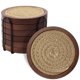 thumbnail image 1 of 6 posavasos de madera, 1 of 7