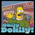 thumbnail image 2 of Men's The Simpsons Ned Flanders Leftorium Okily Dokily Tank Top Black 2X Large, 2 of 5