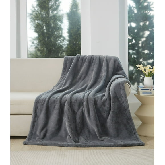 Better Homes & Gardens Throw, Grey, 50 x72