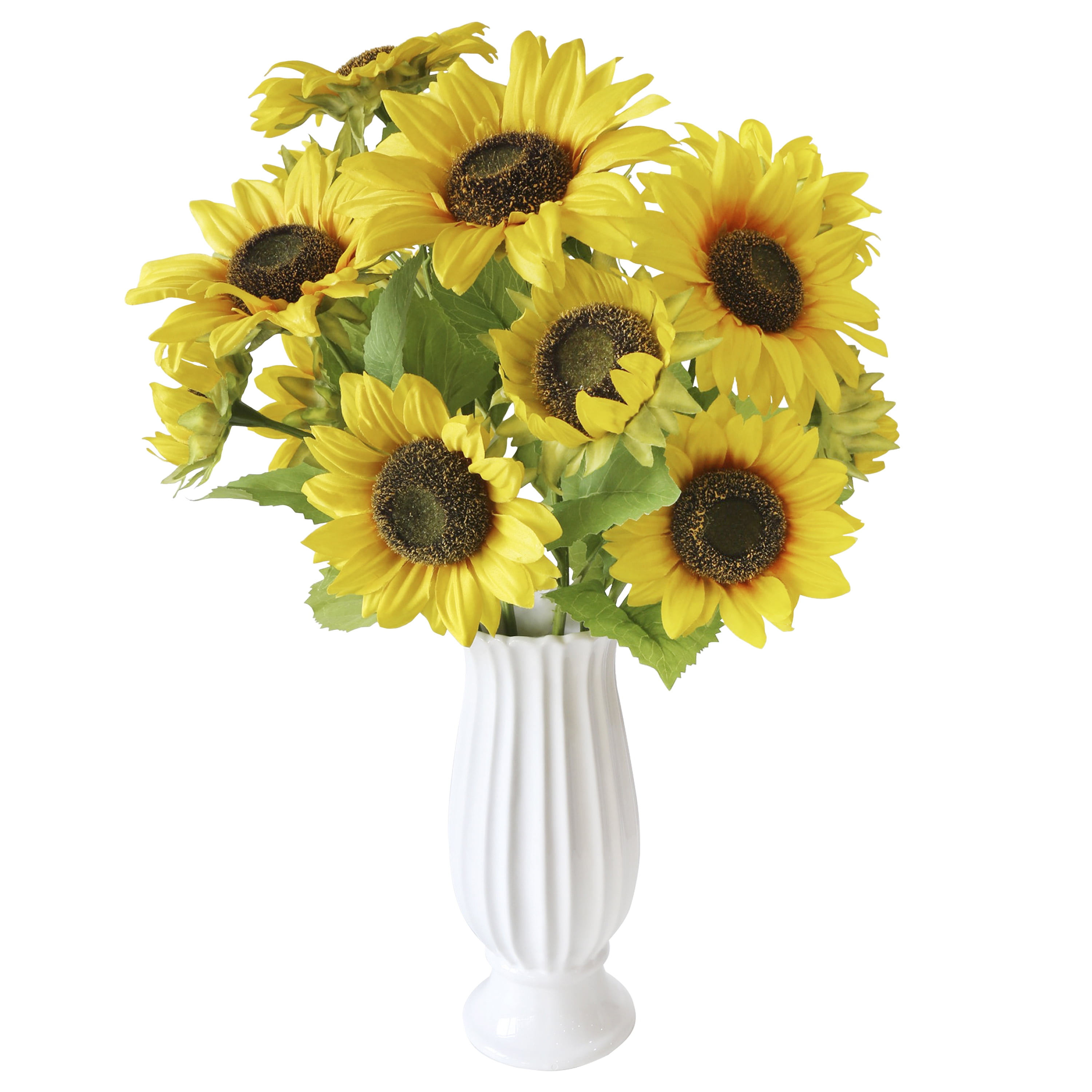 Mainstays Artificial Silk Yellow Sunflower Indoor Bouquet