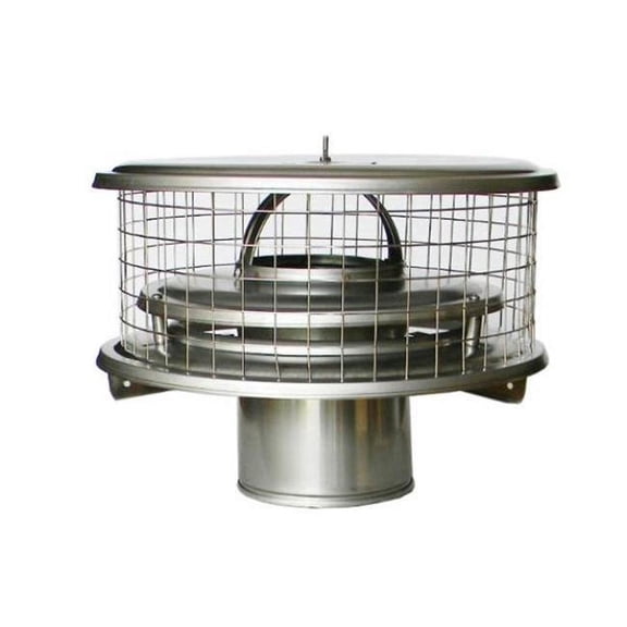 ICP 6 in. WeatherShield Cap for Air-Insulated Factory-Built Chimney