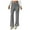 Black, variant on GEWSEY Women's Stacked Fuzzy Pants High Waist Black and White Striped Bell Bottoms Street Casual Sweatpants (Coffee, XL)