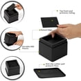 thumbnail image 4 of Utopia Bedding Bed Risers 3 Inch - Pack Of 8 - Adjustable Furniture Risers 3 & 6 Inch - Anti Slip Foam & Rubber Pad - Stackable Bed Lifts Risers Heavy Duty For Sofa Bed Table Couch & Chair (Black), 4 of 4