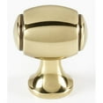 thumbnail image 3 of Alno A981-1 Royale 1" Traditional Estate Solid Brass Oval Cabinet Knob / Drawer Knob -, 3 of 7