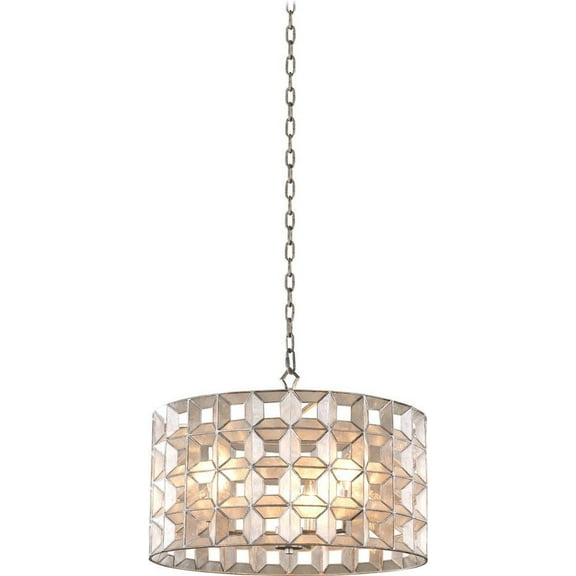Prado 20 Inch Capiz Shell Pendant Light Fixture