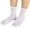 White, variant on 6 Packs Sock Slippers for Women Tabi Unisex Split Toe Blend Mid Calf Home Wear Non Boat Socks