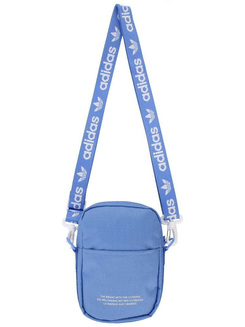 ☆Adidas☆Casual Crossbody Shoulder Bag Light Blue Adidas Shoulder Bags Light Blue - POIZON