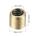thumbnail image 2 of Unique Bargains 8x8mm Brass Push Button Grease Oil Cup 10 Pack, 2 of 5