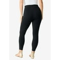 thumbnail image 2 of Roaman's Women's Plus Size Ankle Length Essential Stretch Legging, 2 of 6
