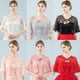 thumbnail image 1 of Mujer encaje encogimiento de hombros Bolero capa nupcial cubrir abrigo Tippet accesorio de boda, 1 of 5