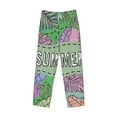 thumbnail image 2 of Vsdgher Summer Print Mens Pajama Pants Sleep & Lounge Pants, PJ Bottoms With elastic waistb and Pockets, 2 of 5