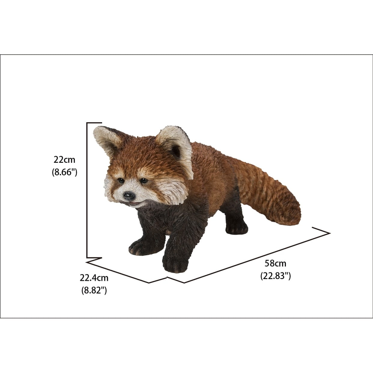 Red Panda Cub Walking Display for Indoor Playground Business