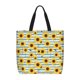 thumbnail image 1 of Easygdp Blue White Striped Sunflower A Bolsa Tote para Mujer, Bolso de Hombro para Trabajo, Playa, Viajes, Compras y Supermercado, 1 of 7