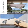 thumbnail image 4 of 6 Inch Shade Sail Hardware Kit, 40 Pcs Stainless Steel Sun Shade Installation Kit for Triangle Sun Shade Sail (40 PCS) (40 PCS), 4 of 4