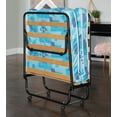 thumbnail image 2 of Linon Roma Folding Rollaway Guest Bed with 2" Foam Mattress, Cot, 2 of 14